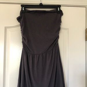 Strapless sweetheart front dress